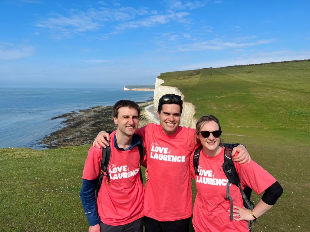 kitbradshaw's tweet photo. Halfway there! 🎉 12 miles down and overwhelmed by all the love and support. Thank you to everyone who’s donated (and come down to cheer us on) 💛 More than £7k raised so far! 🙏 #FTLOL #ActiveApril #ForTheLoveOfLaurence https://t.co/9iefulcM15