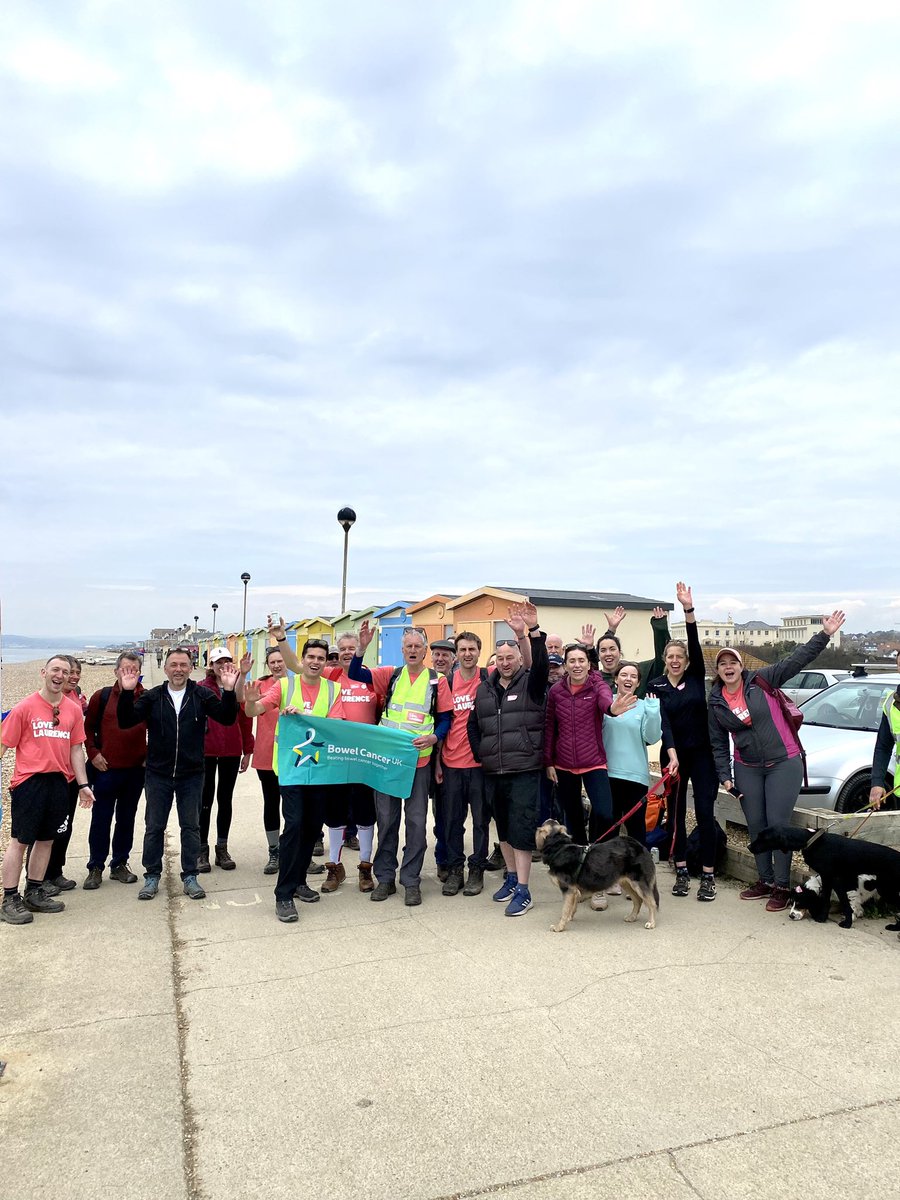 kitbradshaw's tweet photo. Halfway there! 🎉 12 miles down and overwhelmed by all the love and support. Thank you to everyone who’s donated (and come down to cheer us on) 💛 More than £7k raised so far! 🙏 #FTLOL #ActiveApril #ForTheLoveOfLaurence https://t.co/9iefulcM15