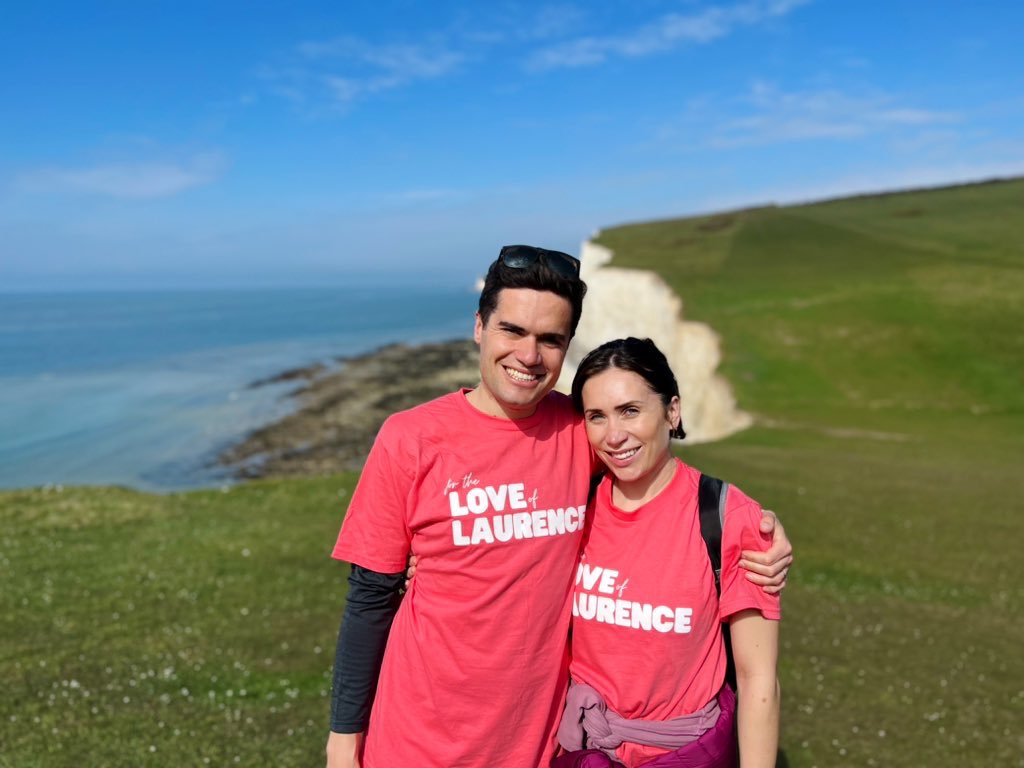 kitbradshaw's tweet photo. Halfway there! 🎉 12 miles down and overwhelmed by all the love and support. Thank you to everyone who’s donated (and come down to cheer us on) 💛 More than £7k raised so far! 🙏 #FTLOL #ActiveApril #ForTheLoveOfLaurence https://t.co/9iefulcM15