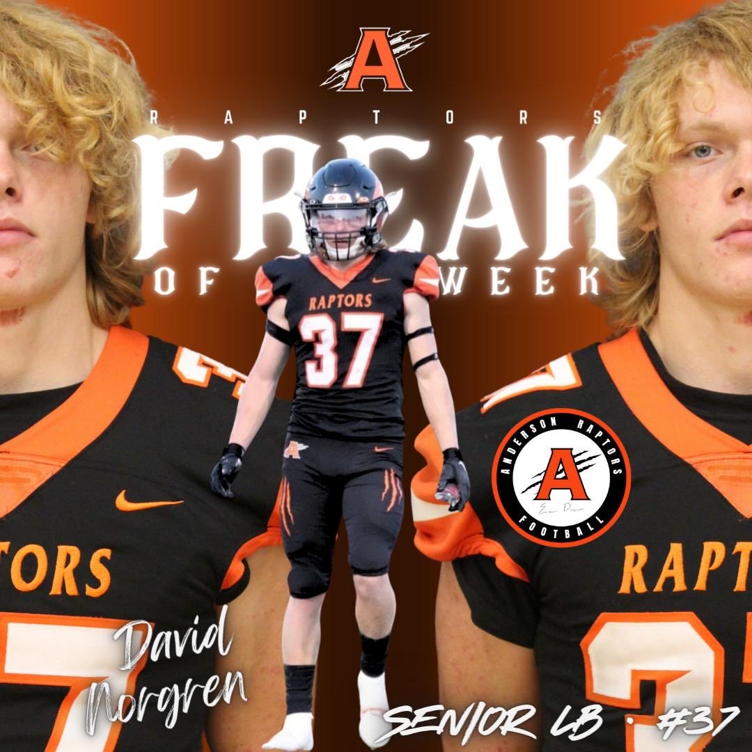 CoachEvanDreyer's tweet photo. Congrats to our LB David Norgren for a great week!! The versatility and speed of David is going to be showcased this year!!! #WorkWins #RecruittheA https://t.co/WVuftUBpE7