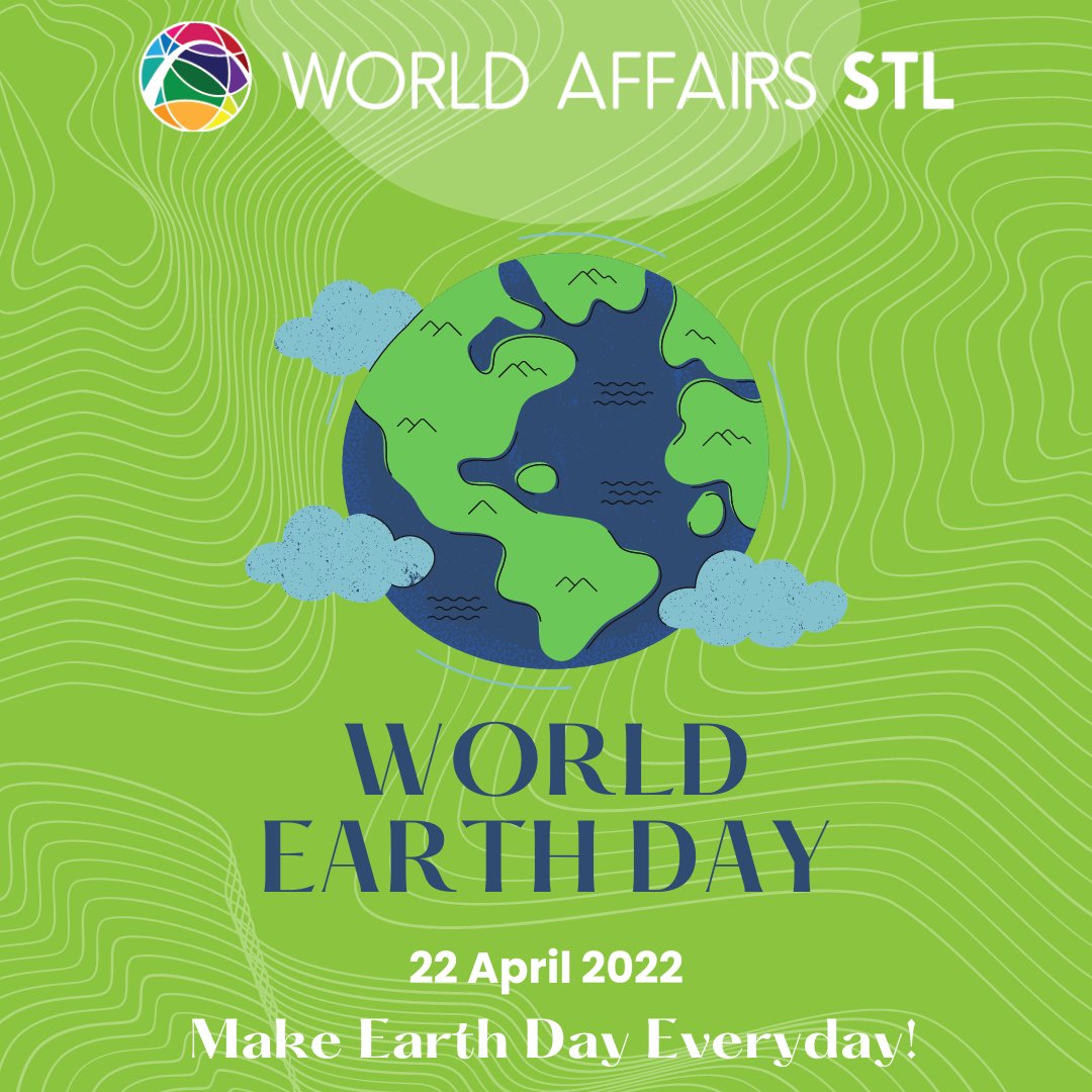 WorldAffairsSTL's tweet photo. Happy #EarthDay2023! Today aims to raise awareness of the threats to our world and its environment. Let us work to protect our planet and its resources and create a healthier planet for us and future generations.
 #protecttheenviroment #climatechange @earthdaynetwork #gogreen https://t.co/eCEEkgn7cY