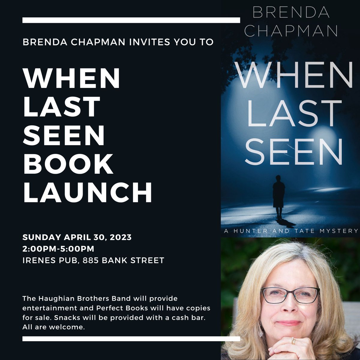 Wrapping up the week on my Saturday morning blog and looking ahead ... brendachapman.ca/one-week-to-th… @dundurnpress @PerfectBooksOtt @irenespub #amwriting #CrimeFiction #WritingCommunity #Ottawa