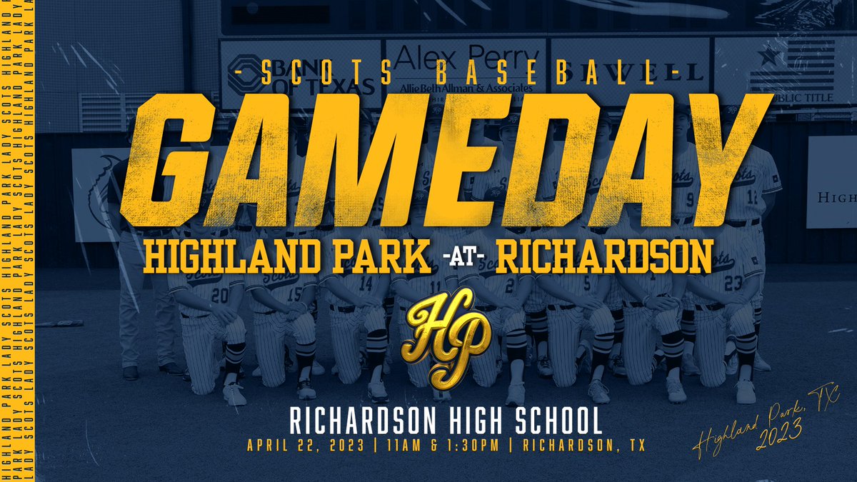scotsathletics's tweet photo. IT'S GAMEDAY!! Good luck to the Scots Baseball teams in their road district games! #ScotsBaseball⚾ #MenInPins @HPScotsBaseball @MrCoachLeidner @CoachHoney11 https://t.co/J27cQhkfzo