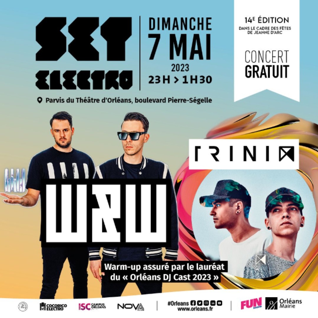 103radio's tweet photo. RDV dimanche prochain avec nos résidents @WandWmusic du coté d'@VilledOrleans pour un énorme concert gratuit 🔥😍

#wandw #trinix #orleans #france #mix #music #dj #france #103radio #setelectro #fetedejeannedarc #OrleansMetropole #Gratuit #edm #raveculture https://t.co/LmLz3uZcOk
