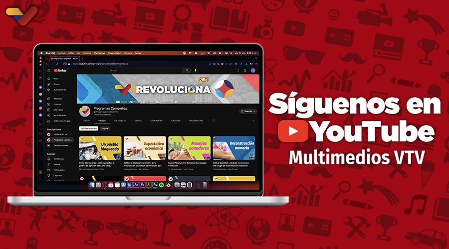 VTVcanal8's tweet photo. #SUSCRÍBETE | Disfruta al instante de todo el acontecer nacional e internacional 🎥 a través de nuestro canal de youtube: Multimedios VTV 👉 https://t.co/SxZmdqrUG3

#FiestaDeportivaDelALBA https://t.co/aSAQcHNre3