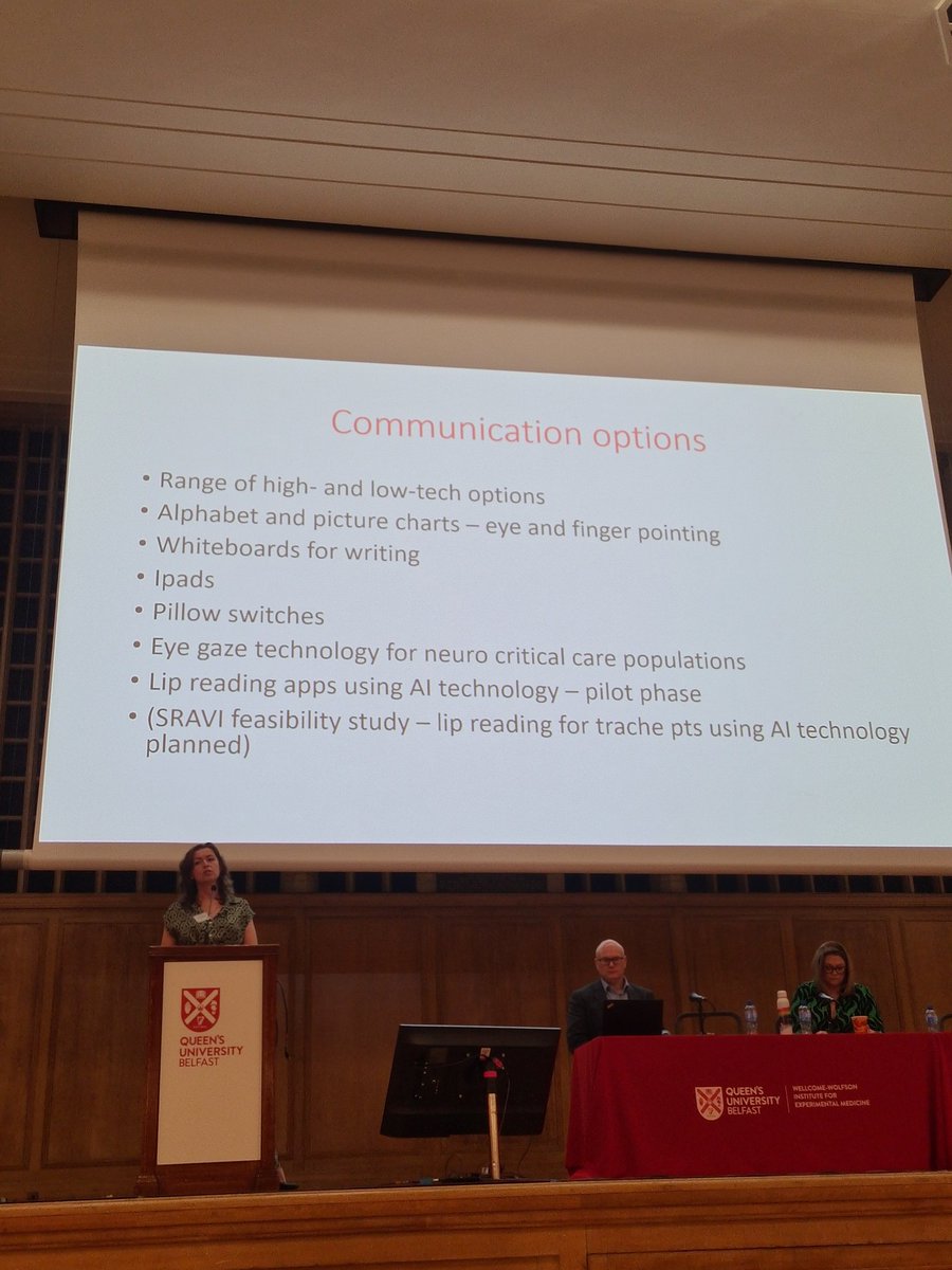 Kirstin Cleary (@kirstinc86) on Twitter photo Great presentation from <a href="/SallyAnneDunca1/">Dr. SallyAnne Duncan</a> showing the importance of SLT in Critical Care. Can't wait for the launch of the lip reading app 😊 #ICURecovery23 Great presentation from <a href="/SallyAnneDunca1/">Dr. SallyAnne Duncan</a> showing the importance of SLT in Critical Care. Can't wait for the launch of the lip reading app 😊 #ICURecovery23