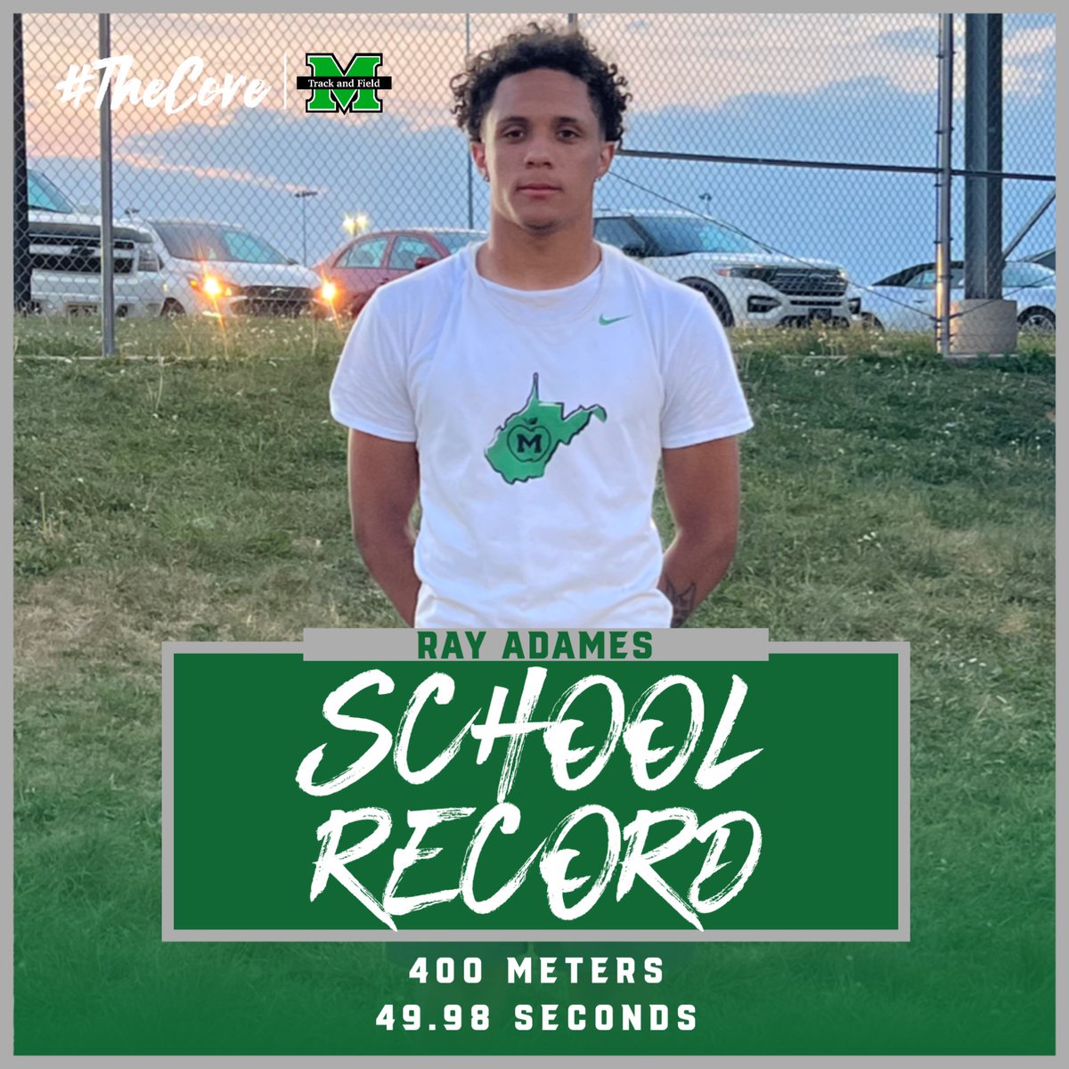 MuHSTFCC's tweet photo. ‼️ School Record ‼️

Ray Adames broke the 400m school record at the Cardinal Classic at Spring Mills on Friday evening!  This is the 4th school record Ray has his name on! https://t.co/pDi2OZLZcc
