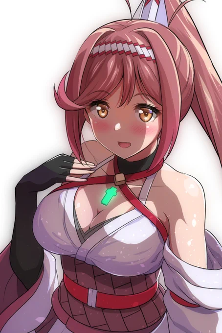 カギロイさん笑顔差分!#ゼノブレイド3新たなる未来#カギロイ #Xenoblade3 