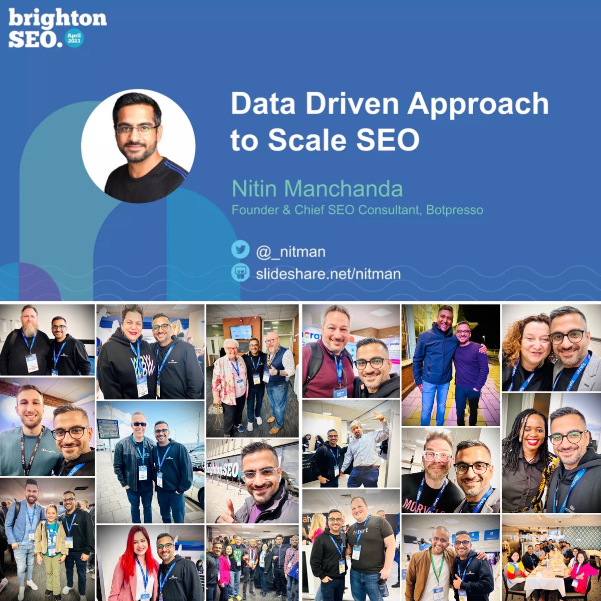 Thank you so much <a href="/kelvinnewman/">kelvin newman</a> and the rest of the amazing #BrightonSEO team for bringing us together once again 🫶

It was lovely meeting so many familiar faces IRL. Hugs 🤗