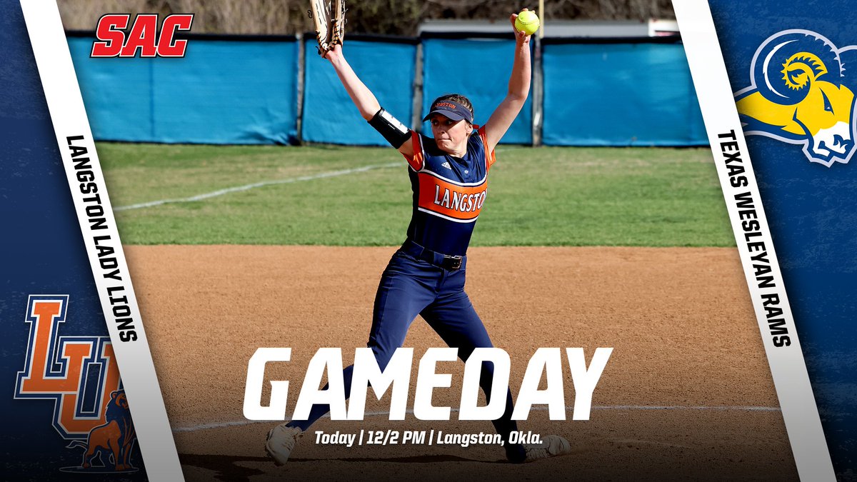 LangstonSports's tweet image. SENIOR DAY! #LUSB hosts Texas Wesleyan today! Opening pitch is set for 12 pm!

🆚 Texas Wesleyan
📍 Langston, Okla.
🕕 12/2 pm 
📊 bit.ly/41UpEK1

#goLions #FeartheRoar