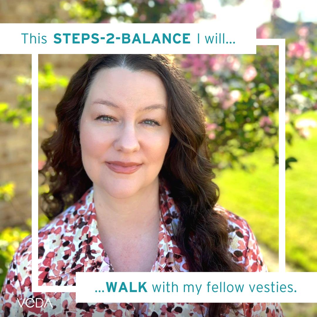 vestibularveda's tweet photo. "This Steps-2-Balance, I pledge to walk with my fellow VeDA Ambassadors. You are invited to join us this May 21-27! To make your balance pledge and join the movement visit https://t.co/IJyGC5TXXl." - Joy Holten
#Steps2Balance https://t.co/ydcwlrglG2