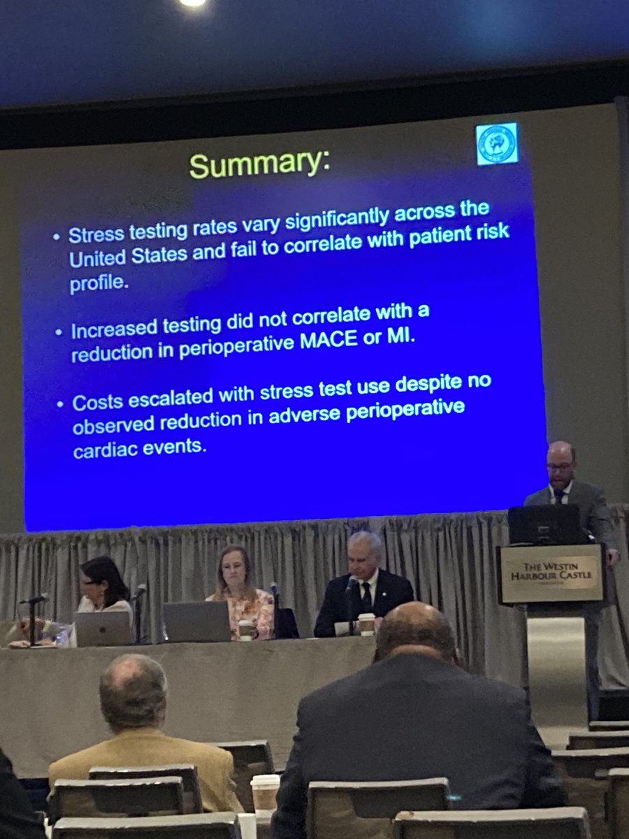 @DHStoneMD @DHMCVascular @DHHeartVascular @DartmouthHealth @WRJ_VAMC #asa23 shares work with @UFVascular on periop stress tests. Despite @CouncilPvd @AHAScience guidelines, extensive variation and equipoise - time for an RCT.