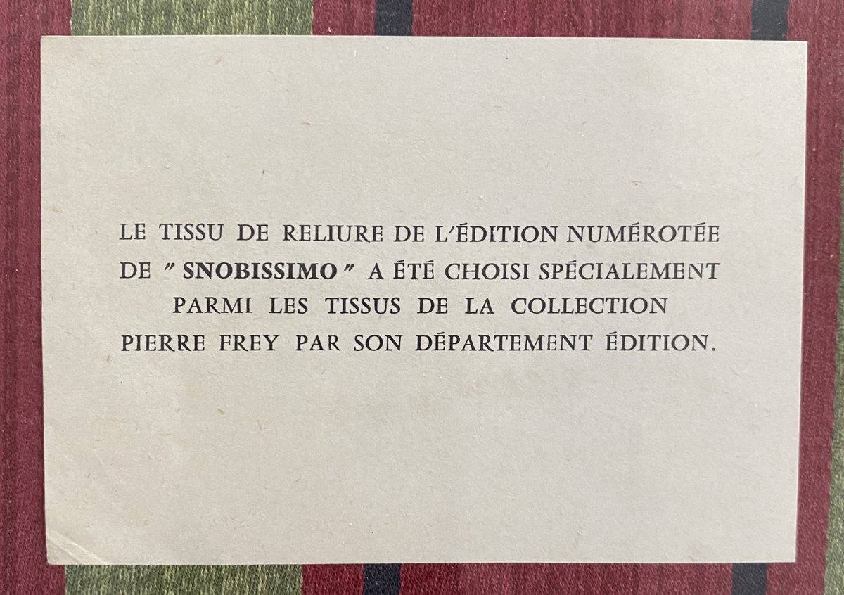 editsingulier's tweet photo. Snobissimo… 
https://t.co/lQu9oYgFZD https://t.co/mYHluNHFxA