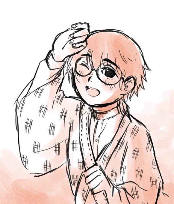 ヘビオを描いたので、学も! #ヘビオ 