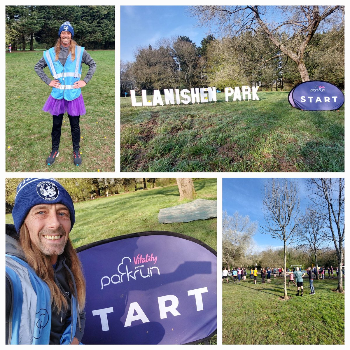 toniJudeH's tweet photo. Totally arbitrary 90th @parkrunUK at @llanprkparkrun, as parkwalker and I was nearly on my own in the tu tu, only one other.
I blame @NicolaForwood for going on about tu tu day on the podcast give them a listen @WithMeNowPod ππ #loveparkrun https://t.co/zx20L07WFA