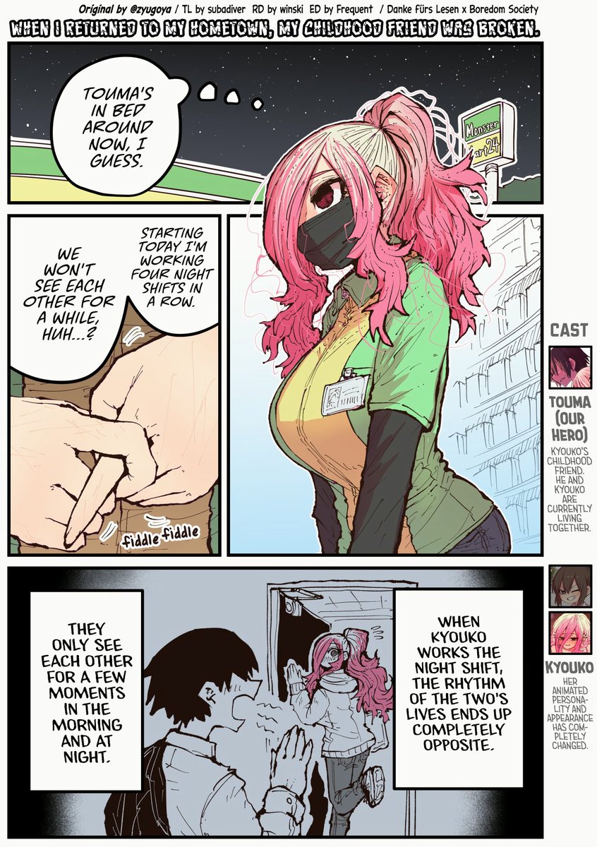 @zyugoya When I Returned to My Hometown, My Childhood Friend was Broken by @zyugoya

 Ch. 33 [EnglishTL/英訳!] 