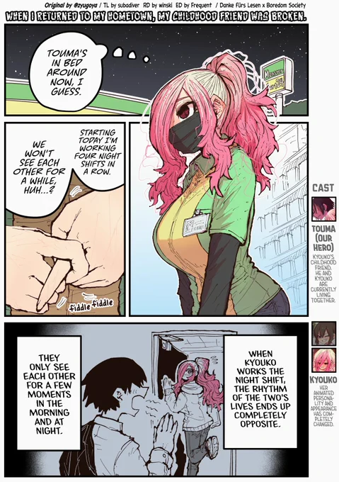 @zyugoya When I Returned to My Hometown, My Childhood Friend was Broken by @zyugoya

 Ch. 33 [EnglishTL/英訳!] 
