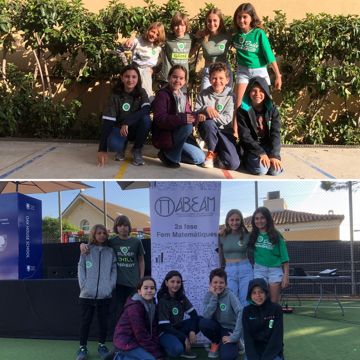 escolaguinardo's tweet photo. Avui s’ha celebrat la 2a fase del #FemMates23 i l’alumnat de 5è i 6è ha treballat de valent. Ens ho hem passat molt bé a l’⁦@oakhouseschool⁩. #estimemlesmates #matesmolen ⁦@EscolesCoop⁩ ⁦@igualtat_edubcn⁩ ⁦@FTrams⁩ https://t.co/1c889fjpdE