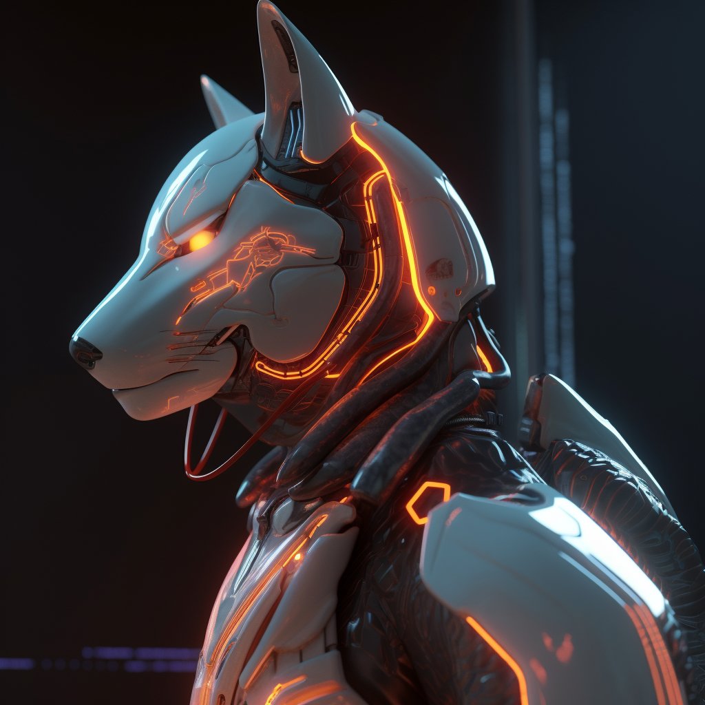 kurota_kenshin's tweet photo. Introducing The Future Collection - a glimpse of what the Kitsune might look like as a guardian of our technological future. ๐ฆ๐ #TheFutureCollection #Kitsune #futuristic #guardian #digitalart #mythicalcreatures #technology https://t.co/mWiiRIa7J8