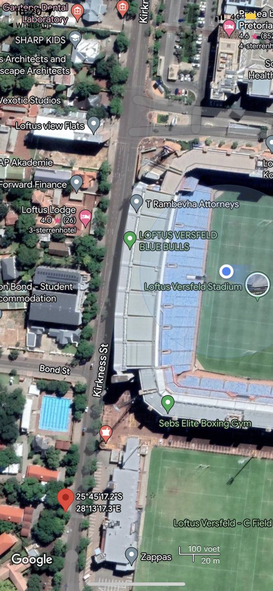 GuidoUrlings's tweet photo. @CityTshwane water leak under public sidewalk. Kirkness street, closest corner Bond Street, close to Loftus Versfeld. https://t.co/mS4n1l8Yqo