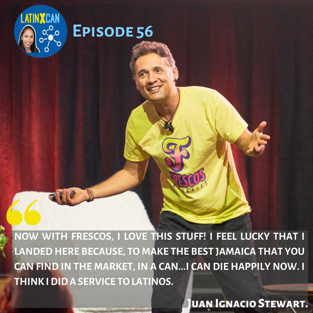 LatinXCan's tweet photo. New Episode with #sharktank participant Juan Stewart from @DrinkFrescos 

Listen here: https://t.co/UNtnPjSWso

#sisepuedemf #sisepuede #latinxentrepeneurs #Latinos https://t.co/ja57t9BLcV