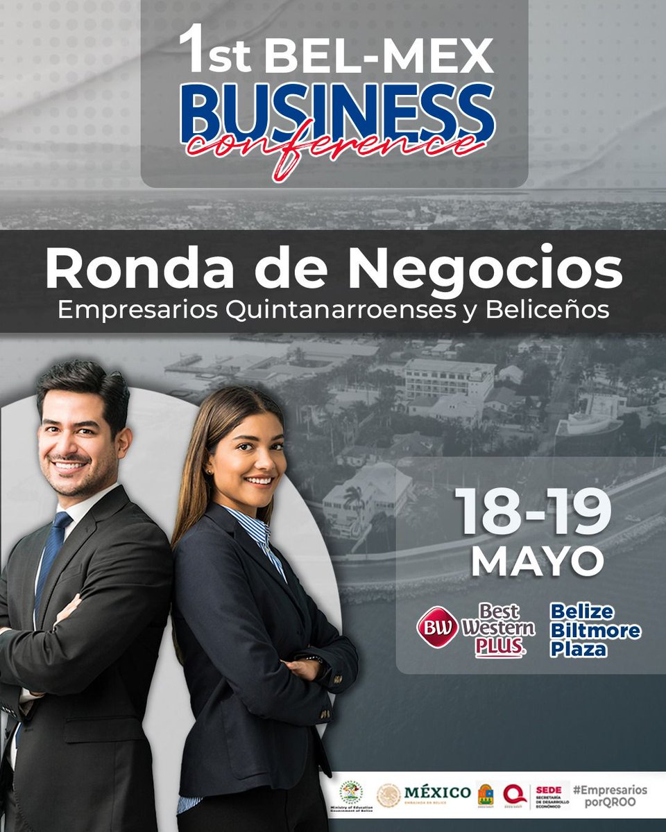 treceveinte_net's tweet photo. BEL-MEX Business Conference: Potenciando el comercio entre Quintana Roo y Belice https://t.co/KXYlMyXaeX https://t.co/dAOZLjtC2s