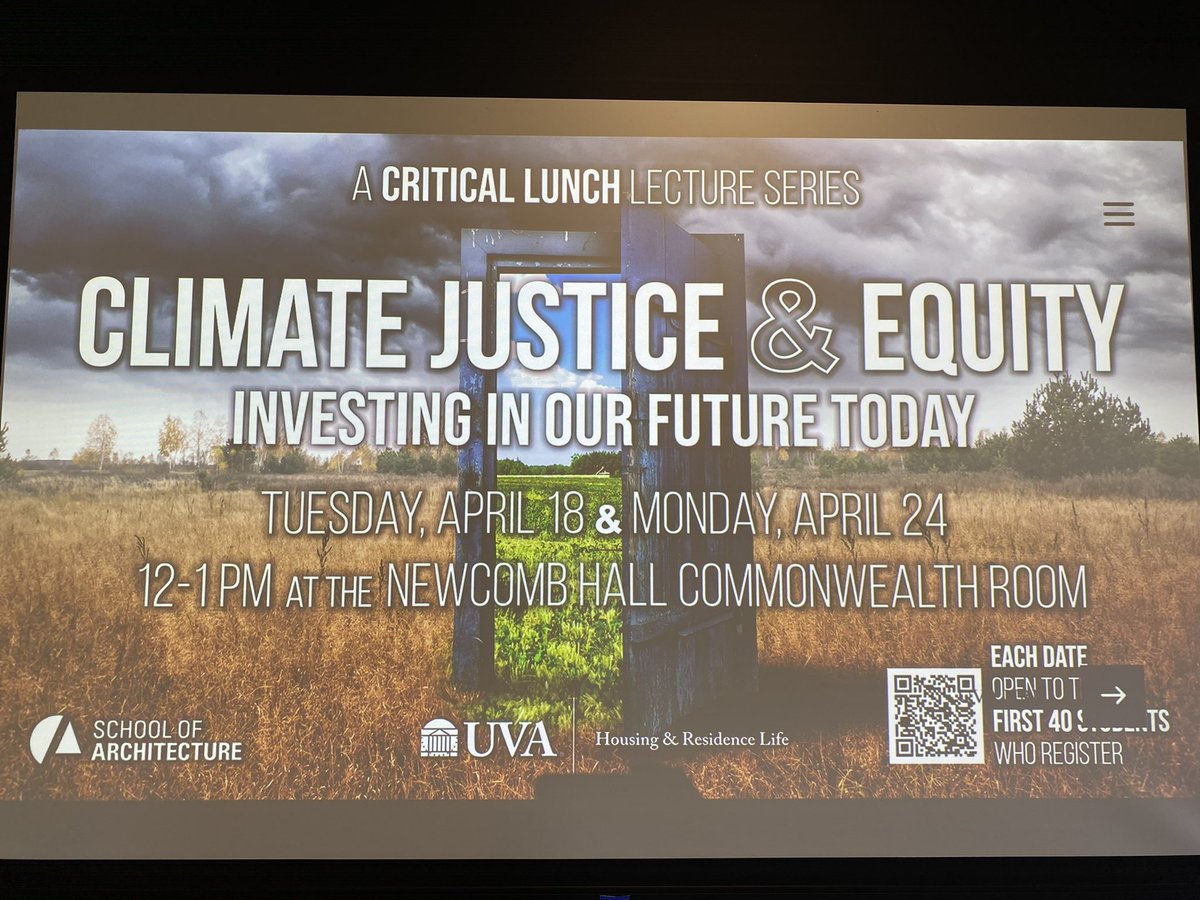 DM_UrFuturePrez's tweet image. Be sure to catch our last #LunchLecture this upcoming Monday, April 24th! 

@uvahousing @uvastudentaffrs #Connect2Grounds @UVaSARC #LunchLecture @uvadine #SecondYearExperience #SecondYears #StudentEngagement #Connections  
#Community #UVA @UVA #HRL #ResLife @SEAHOconnect