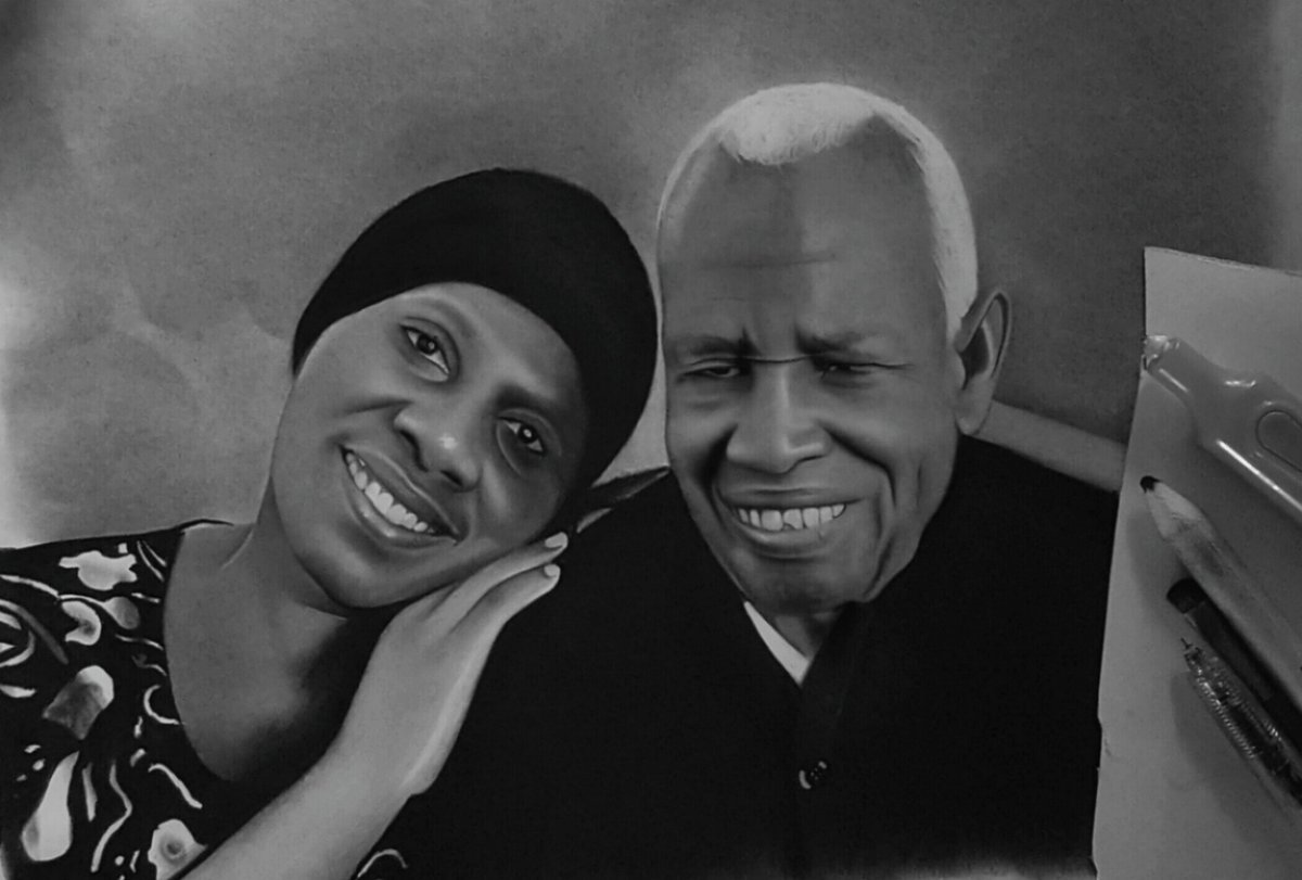 MercyGArt's tweet photo. Order from Chinsali Zambia 
Size : A3
Price: K3000 (Duo /Couple portrait )
WhatsApp business line :0956569825(Strictly business ) https://t.co/nDif0wOhWG
