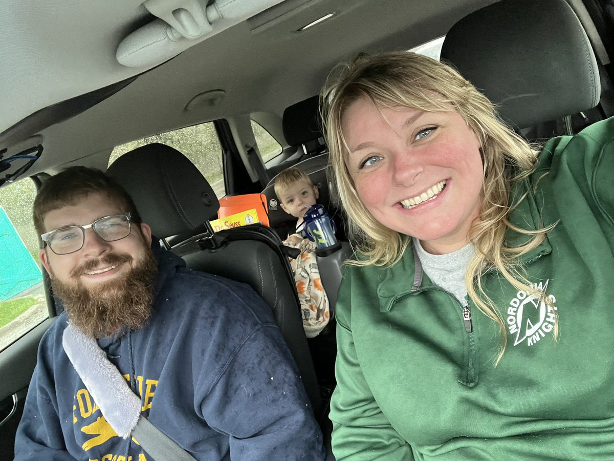 Joys of Ohio weather… went to come support my boys playing flag football today,and now games are postponed for major rain delay! 🌧️ Good Luck to the 49ers & Patriots! #NordoniaRocks at least I got to wish them all good luck!