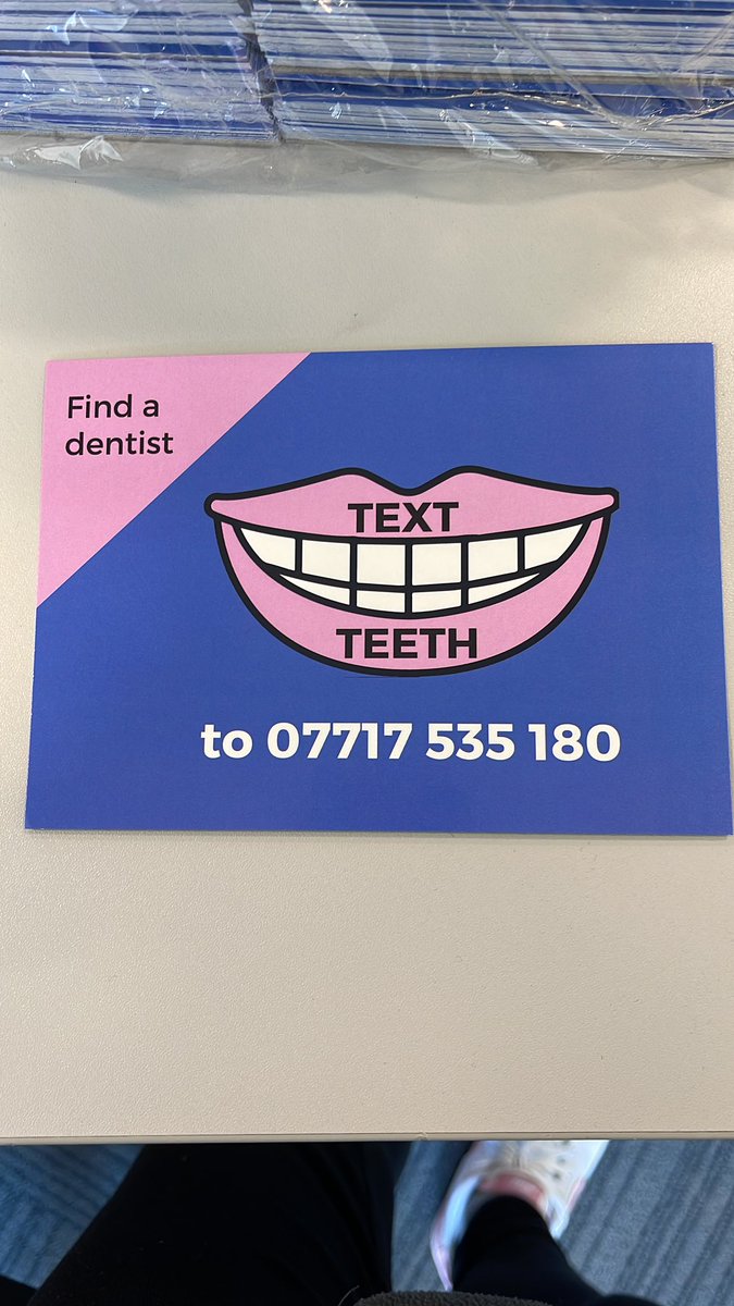 A few months ago we were brainstorming ideas on promoting oral health for our youngest Blackpool residents. Our ‘Text Teeth’ scheme was born. 
Since January we have had nearly 140 texts. 
#ABetterStart