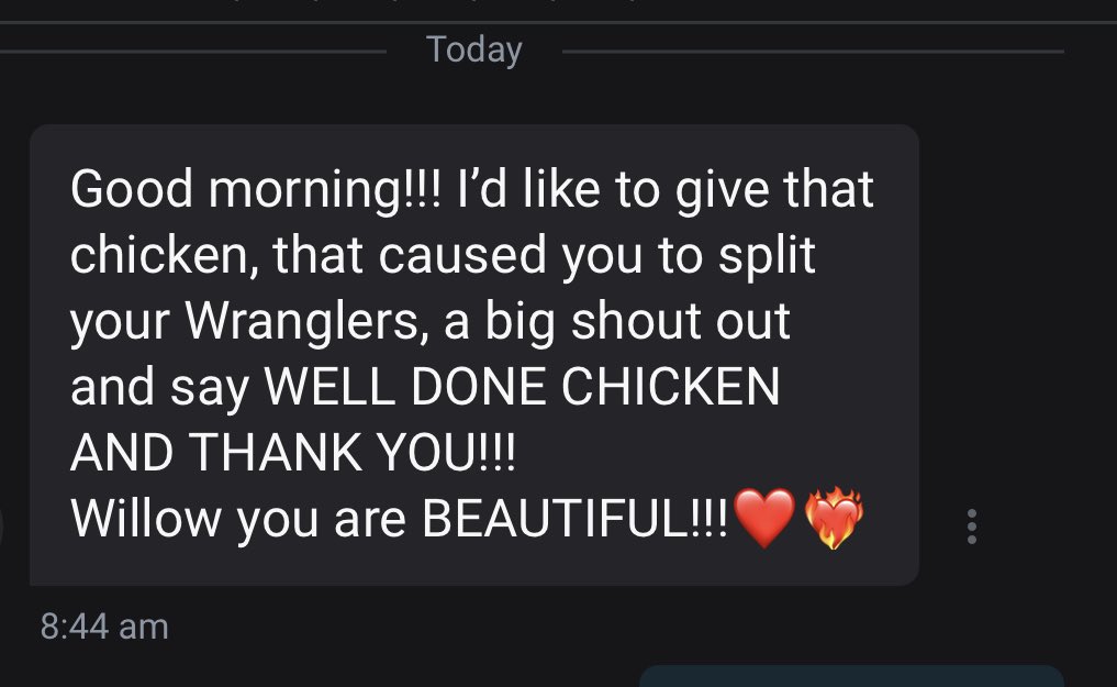 Willow_Whispers_89 on Twitter: “Best compliment I have received all day