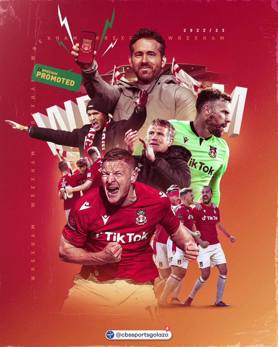 AFTER 15 YEARS WREXHAM ARE BACK IN THE FOOTBALL LEAGUE!

Congrats to <a href="/Wrexham_AFC/">Wrexham AFC</a> <a href="/VancityReynolds/">Ryan Reynolds</a> <a href="/RMcElhenney/">Rob Mac</a>. 🏆