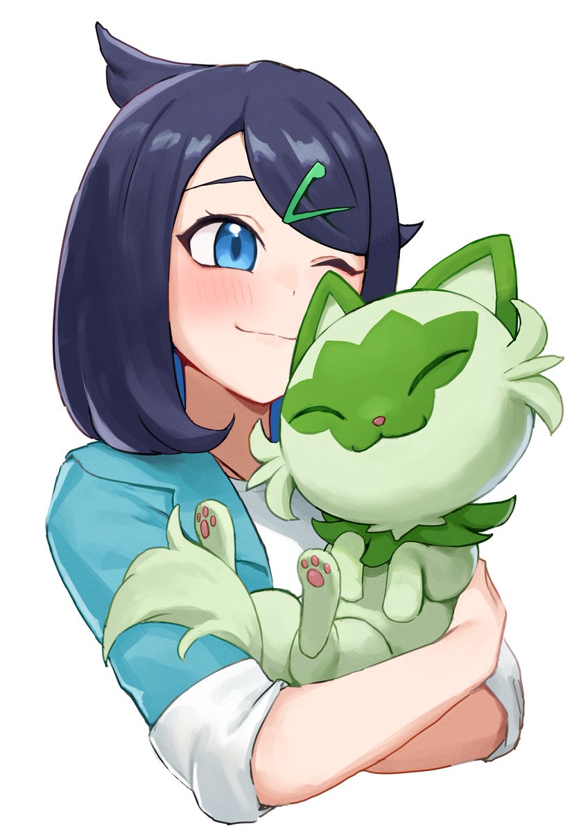 ポケモン「リコとニャオハ#アニポケ #anipoke #ポケモン 」|ごましを@絵のお仕事募集中のイラスト