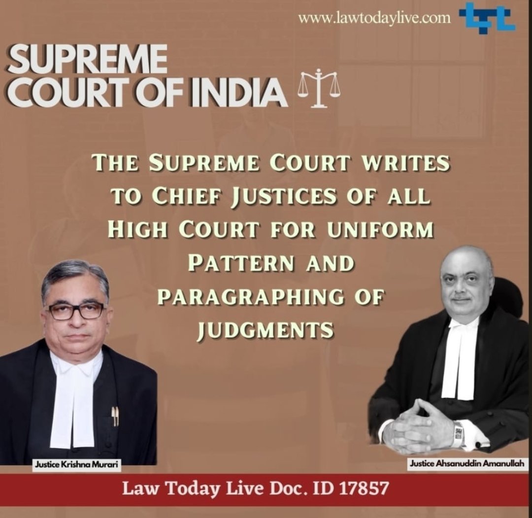 LawTodayLive1's tweet photo. Download full text judgement by using Law Today Live Doc. ID. 17857
https://t.co/zleq6b7oQS

#sc #phhc #SupremeCourtofIndia #SupremeCourt #punjab #Haryana #highcourt #India #hc #lawtodaylive #law #live https://t.co/aL3RVsjdxC