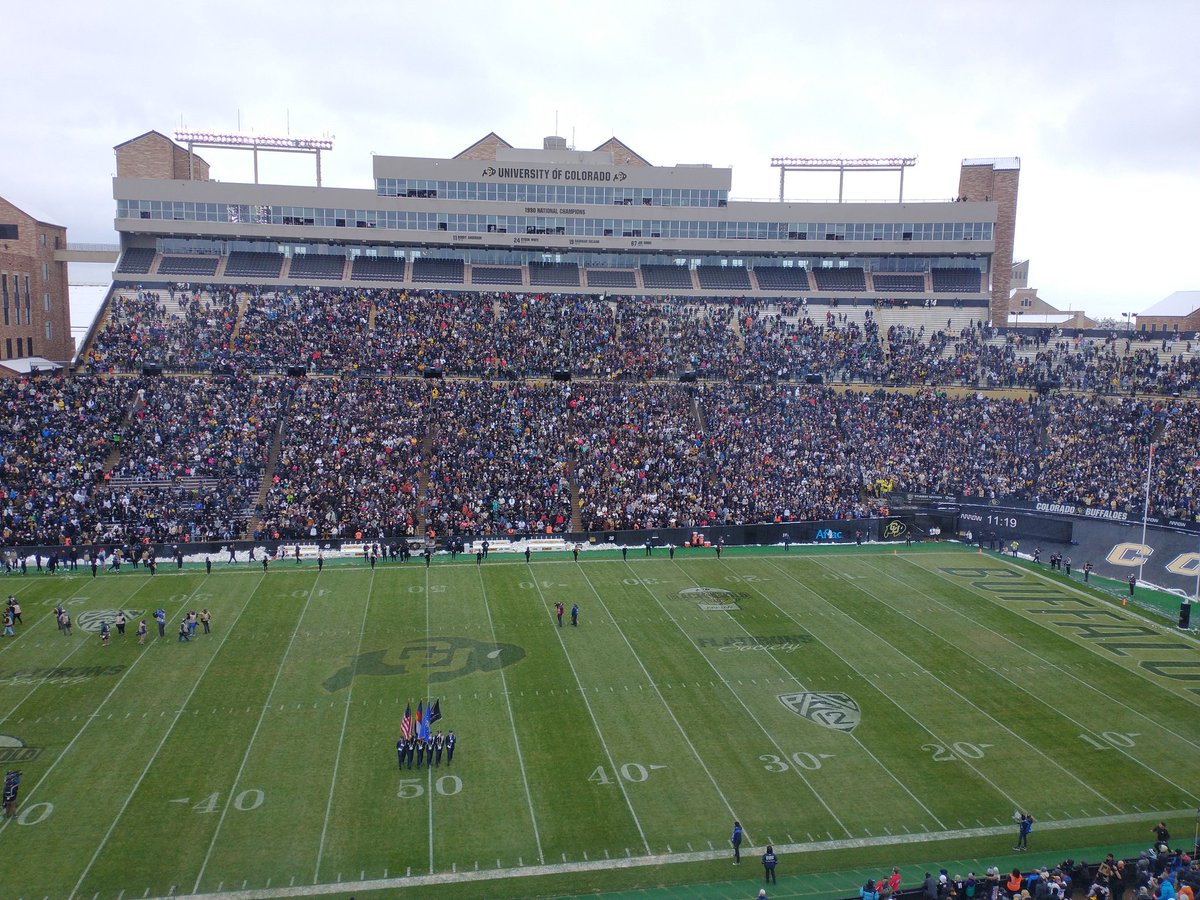 NeillWoelk's tweet image. This is a #CUBuffs spring game.