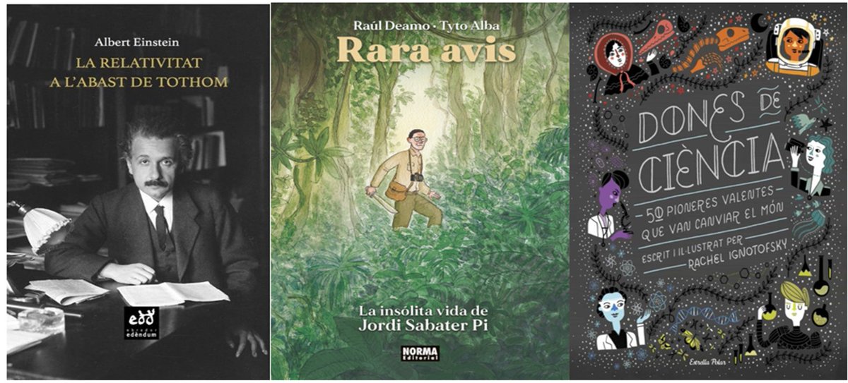Xavier Lasauca Cisa (@xavierlasauca) on Twitter photo Sant Jordi 2023: tres recomanacions
✔️ La relativitat a l'abast de tothom, d'A. Einstein. Edició a cura de <a href="/Xavier_Roque_R/">Xavier Roqué</a>
✔️ Rara avis. La insòlita vida de Jordi Sabater Pi <a href="/simbol_editors/">Símbol Editors</a>
✔️ Dones de ciència <a href="/llibresjoves/">Estrella Polar Editorial</a>
lasequantic.wordpress.com/2023/04/22/san…
#SantJordi2023 #SantJordi Sant Jordi 2023: tres recomanacions
✔️ La relativitat a l'abast de tothom, d'A. Einstein. Edició a cura de <a href="/Xavier_Roque_R/">Xavier Roqué</a>
✔️ Rara avis. La insòlita vida de Jordi Sabater Pi <a href="/simbol_editors/">Símbol Editors</a>
✔️ Dones de ciència <a href="/llibresjoves/">Estrella Polar Editorial</a>
lasequantic.wordpress.com/2023/04/22/san…
#SantJordi2023 #SantJordi