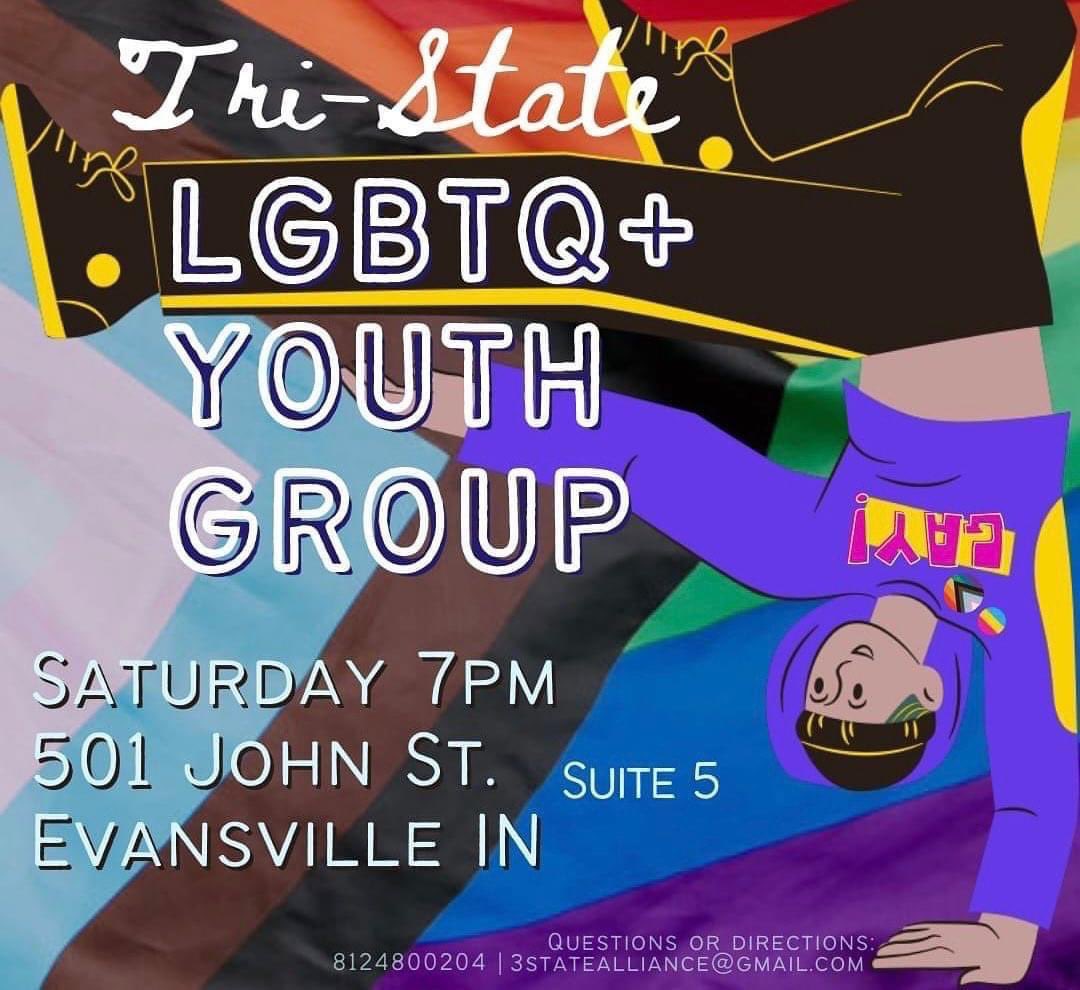 tsalgbtq's tweet photo. fun night at TSA Youth Group. Fried chicken, Mac &amp; cheese, rolls, dessert, making reels to publicize May 13 Pride Prom, games, crafts, video games &amp; fun!!! 7pm @ TSA Offices, 501 John St Ste 5, Evansville, IN 47713
#youthlgbt #lgbt #lgbtq #queer #gay #pride #trans #Evansville https://t.co/KaTEDlnFqw
