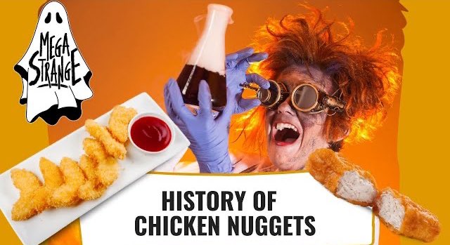 megastrange666's tweet photo. New episode of Mega Strange is up now! This week we cover the entire history of chicken nuggets(this is not a joke) https://t.co/xGyqvme17a
