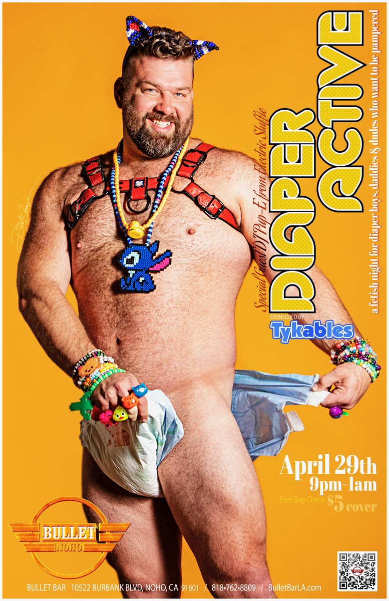 puptusk's tweet photo. Getting excited for Diaper Active in LA next week. If you never gone and in the area you should check it out! This month has a rave theme! https://t.co/UgbkfcmDlC