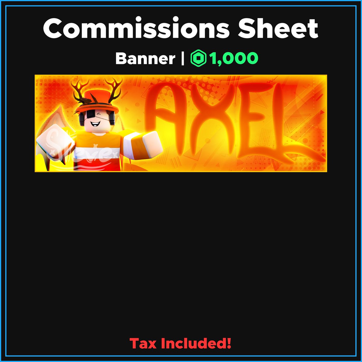 CaptainSteve_RB's tweet photo. I am very proud to announce my new comission sheet! 😁
For any other information you can DM me here or on Discord! https://t.co/FghwZebbPh

Other links:
🔥UGC: https://t.co/VBFLVbyDDN
Hangout game:  https://t.co/riJTvZ6HZ6
Roblox group: https://t.co/1b1ahttyBM

#Roblox #RobloxGFX https://t.co/PjjvbGJ9Zl