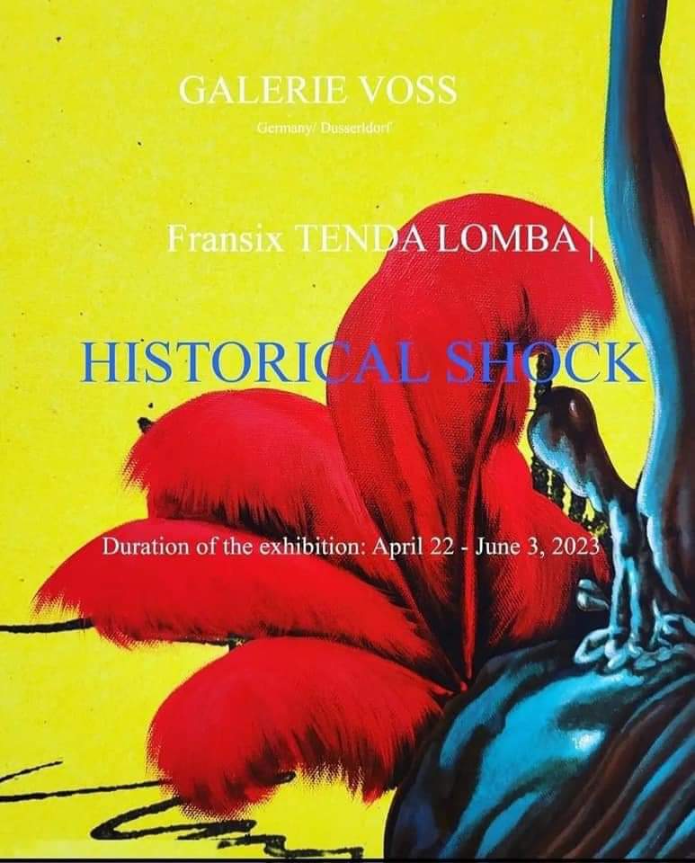 MrBasabose's tweet photo. Historical Shock. A solo exhibition by @FransixTenda ... #MadeInLola #KinArtStudio #CongoBiennale #CongoArt #ContemporaryArt #VisualArts https://t.co/YPisGHD2p0
