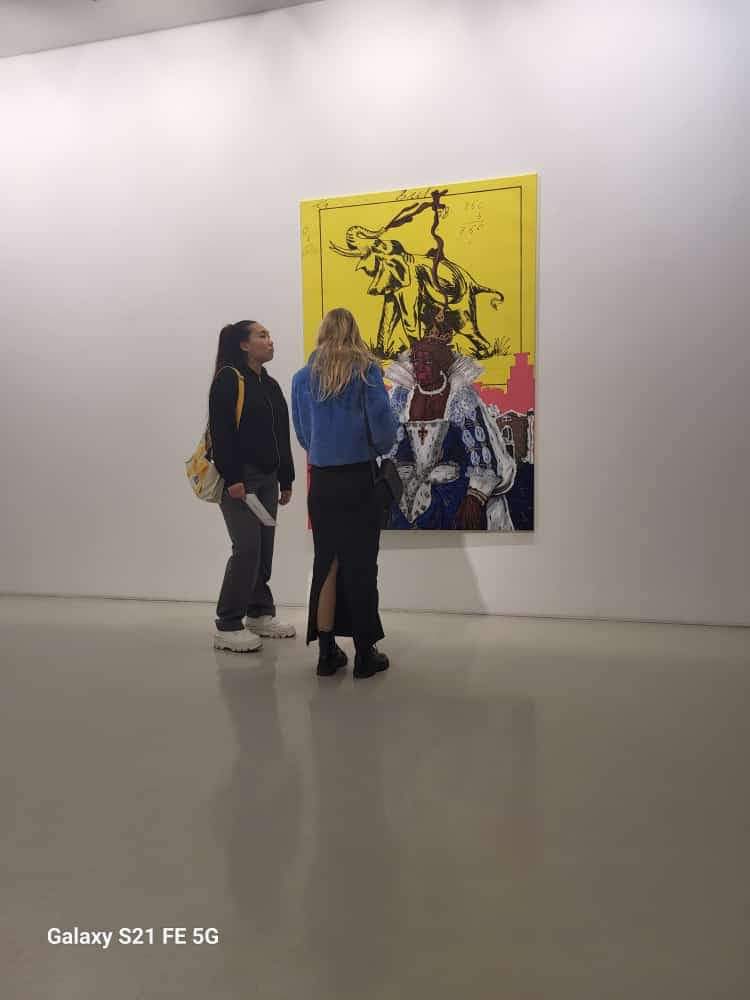 MrBasabose's tweet photo. Historical Shock. A solo exhibition by @FransixTenda ... #MadeInLola #KinArtStudio #CongoBiennale #CongoArt #ContemporaryArt #VisualArts https://t.co/YPisGHD2p0