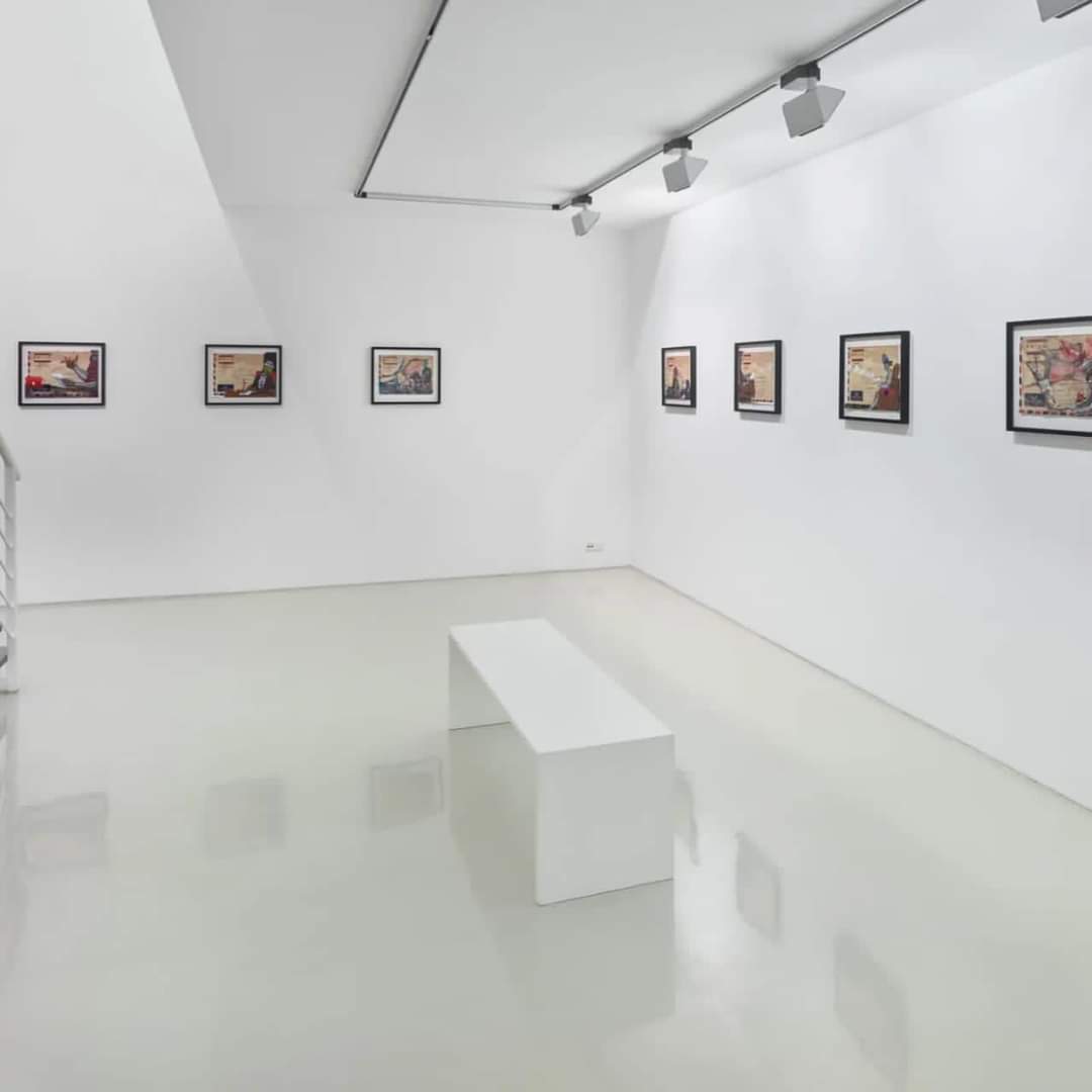 MrBasabose's tweet photo. Historical Shock. A solo exhibition by @FransixTenda ... #MadeInLola #KinArtStudio #CongoBiennale #CongoArt #ContemporaryArt #VisualArts https://t.co/YPisGHD2p0