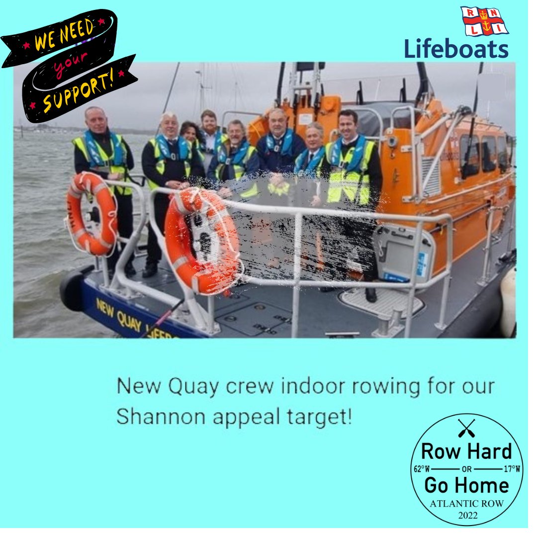 RowHardRgoHome's tweet photo. New Quay RNLI are holding an Indoor Rowing Fundraiser to raise money for essential crew training and equipment delivery. They are hoping to raise 5000 this weekend. You can give at this link: https://t.co/bb4E6tZpKy They have challenged themselves to row for 24 hours https://t.co/GdRzRb3kNy