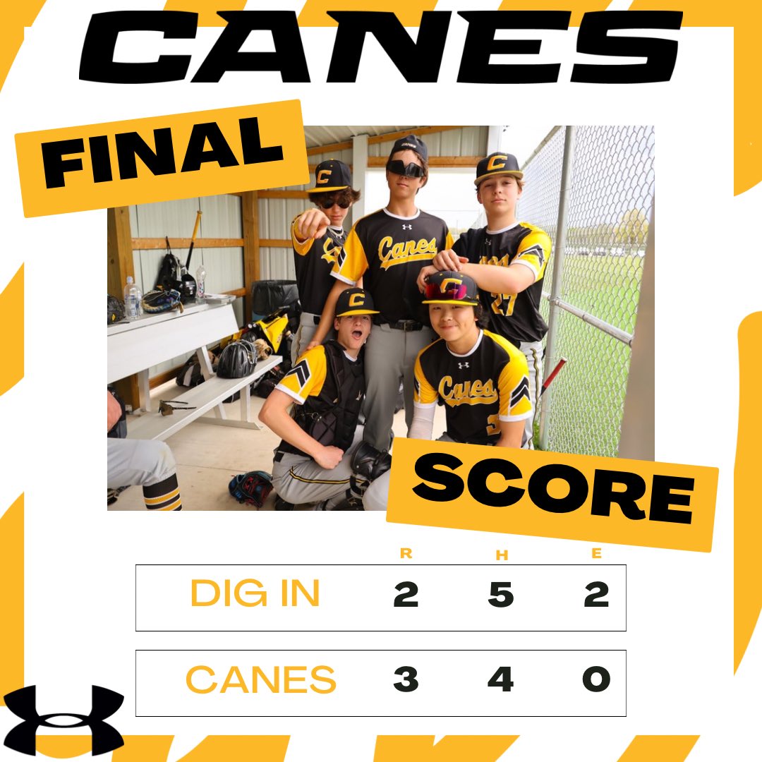 CanesMidAtl2027's tweet photo. Officials have called the game and that’s a COMPLETE GAME W for @BraedonRolland ! #CanesOnTop 😤 https://t.co/EfU085v3Ca