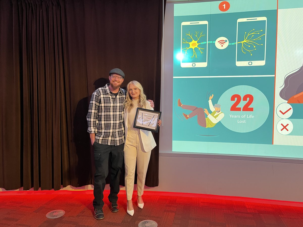 GradSchoolCSU's tweet photo. Bayley Wade, #GradSchoolCSU Master's student, won the statewide 3MT competition on Friday! She distilled her complicated scientific work to a broad audience in less than 180 seconds ⏰
👏🏼Congratulations👏🏻 https://t.co/uMYW6EmKbA