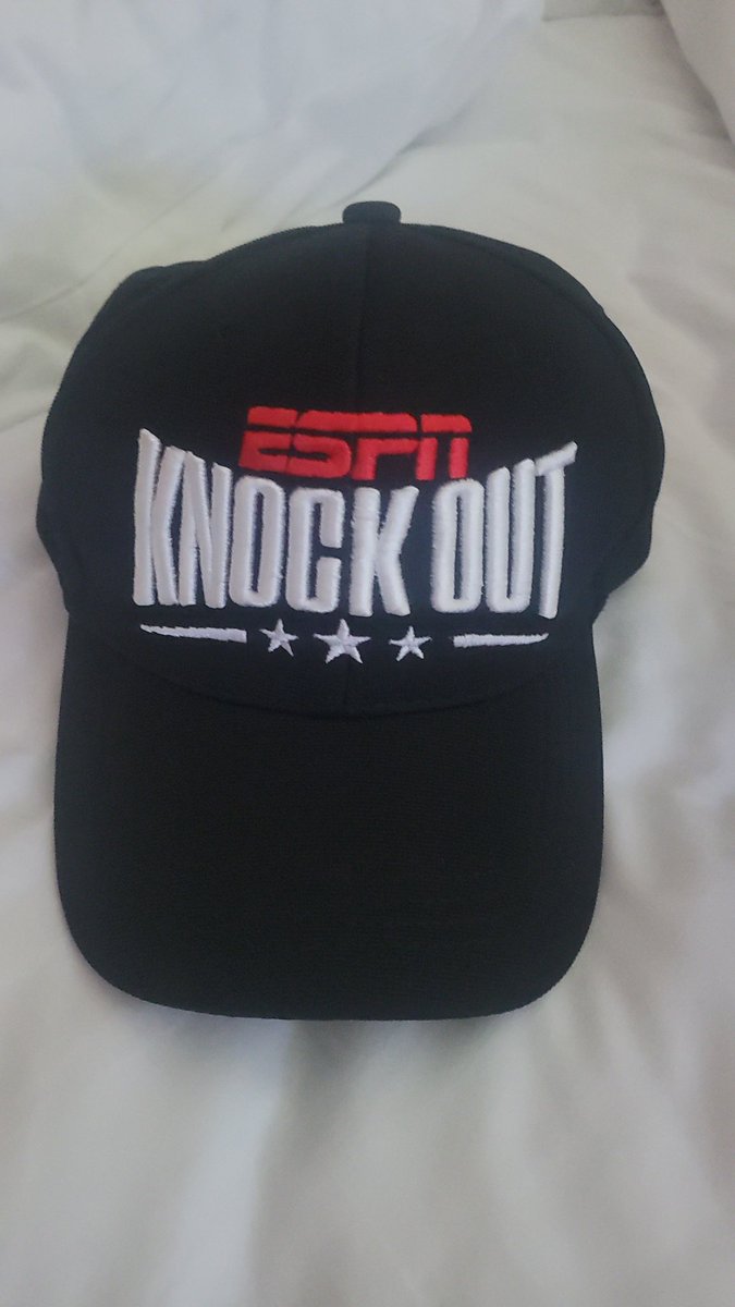 Chris120778's tweet photo. Shut out to my boy @ChavaESPN for hooking me up with a nice hat
#ESPNKnockOut
#TankQueenCry https://t.co/GA7GSfa7yC