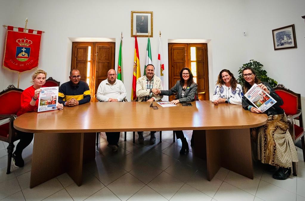 Solidaridad con autismo dárata. Será una carrera continuada en el tiempo en recuerdo de nuestro amigo Jean Michel. El Ayuntamiento de Felix comprometido con las personas  #Autistas #autista #autismo #Autismos