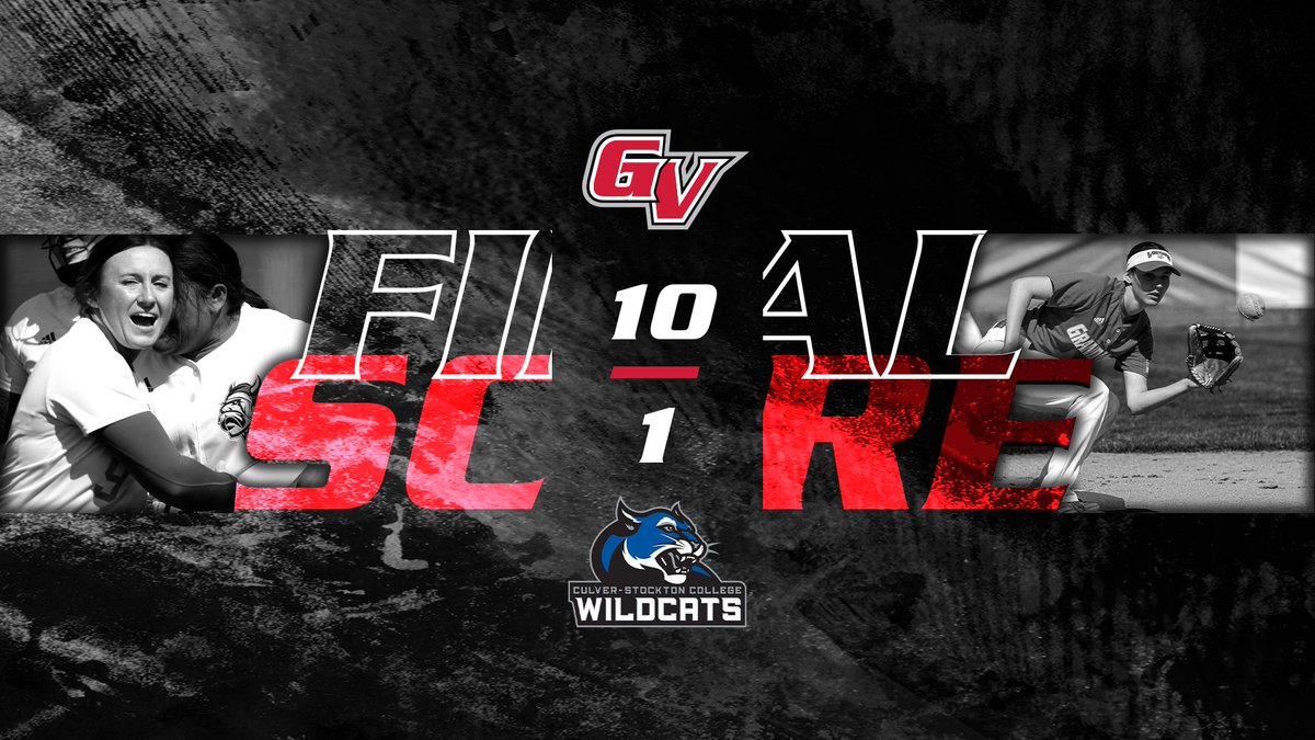 🥎| FINAL | GVU 10 - CSC 1 

Vikings start senior day with a W propelled by Walljaspers 8 strikeouts! 

#RedRising