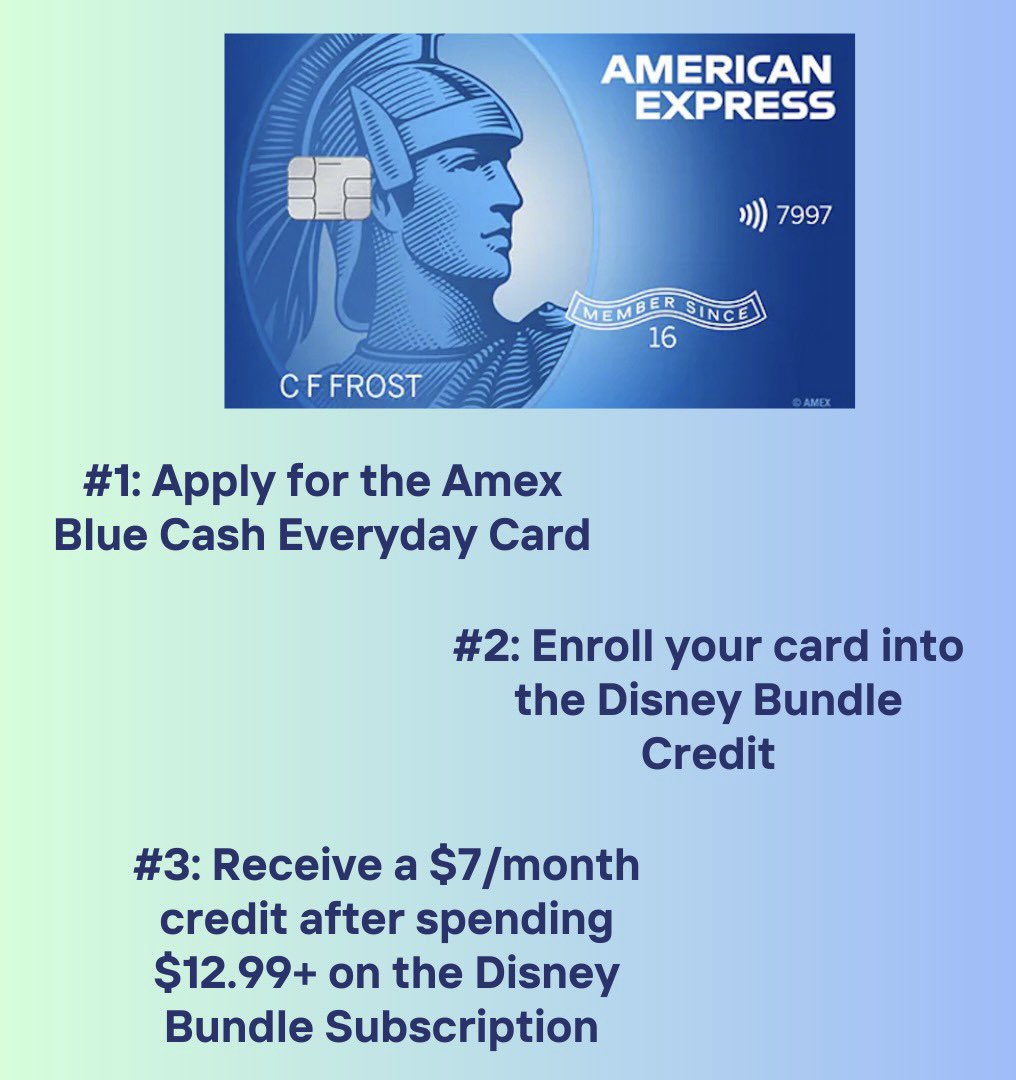 psshift1's tweet image. Credit cards can offer small benefits that are overlooked. The Disney Bundle Credit from Amex is a perfect example of this. The goal is to utilize your credit to put as much money back into your pocket as possible.

#credittips #amex #twoinone